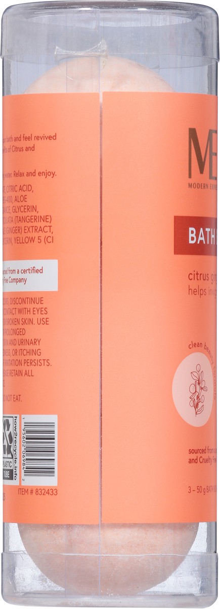 slide 7 of 10, Modern Expressions Citrus Ginger Bath Bombs 3 - 50 g Bath Bombs, 3 ct