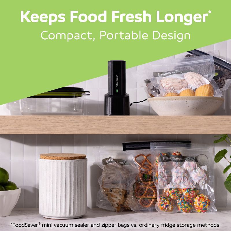 slide 6 of 6, FoodSaver Mini Vacuum Sealer 1 Each, 1 ct