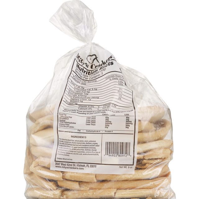 slide 1 of 1, Milys Cuban Crakers, 9 oz