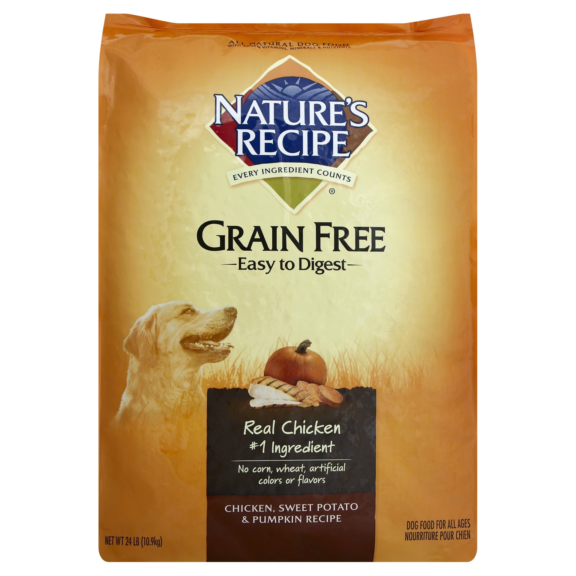 Nature's Recipe Grain Free Chicken Sweet Potato & Pumpkin Dry Dog Food ...