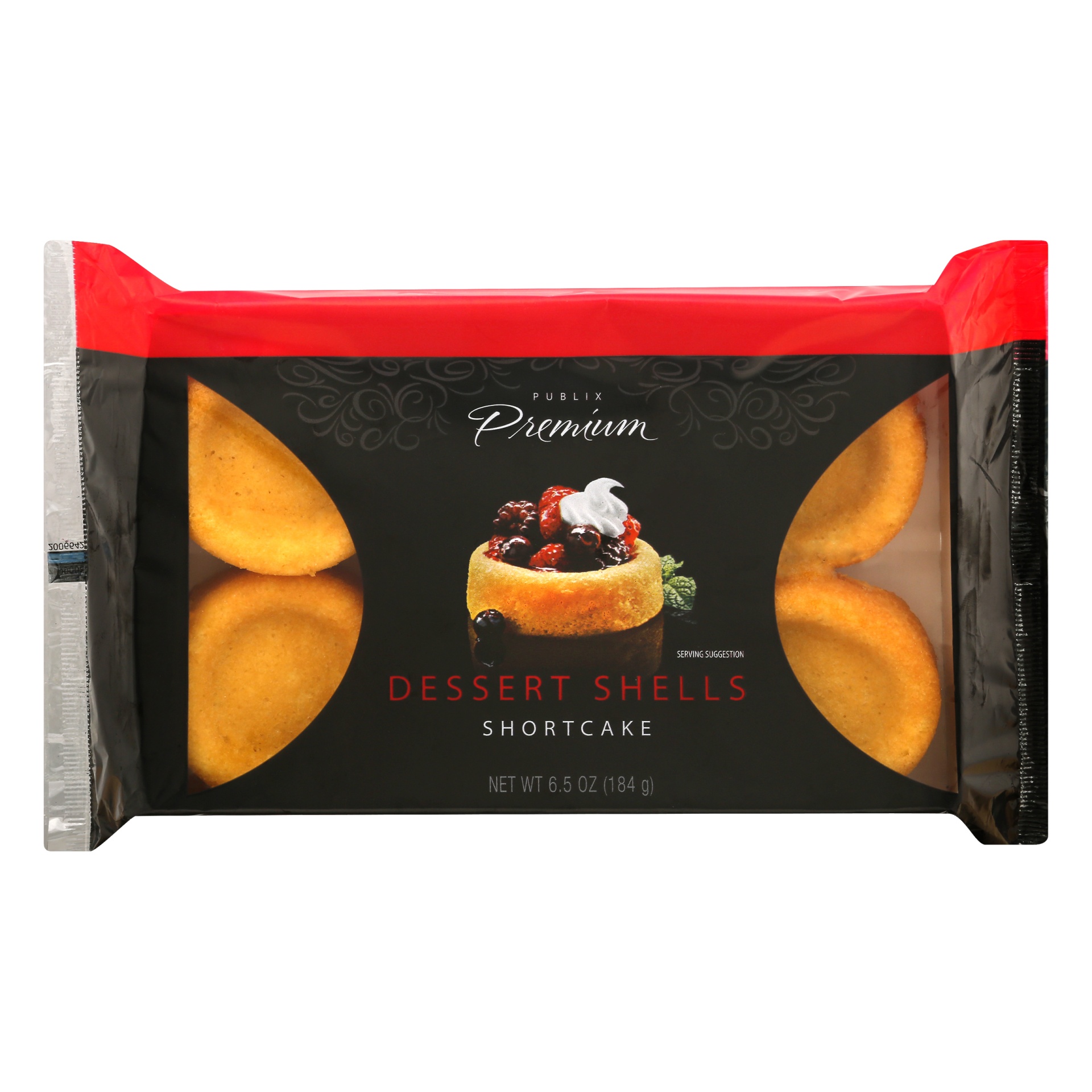 slide 1 of 1, Publix Premium Dessert Shells Shortcake, 6.5 oz