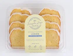 Simple Joys Bakery Iced Lemon Sliced Loaf Cake