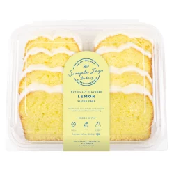 Simple Joys Bakery Iced Lemon Sliced Loaf Cake
