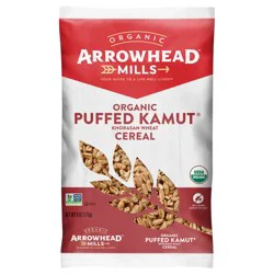 Arrowhead Mills Organic Puffed Kamut Cereal, 6 oz Bag
