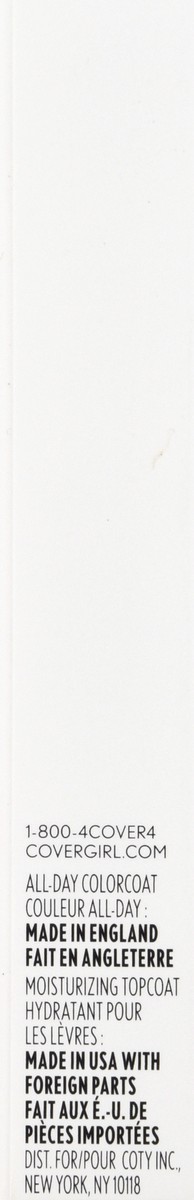 slide 9 of 9, Covergirl Outlast All-Day Dusty Blush 120 Lip Color with Topcoat 1 ea, 1 ct