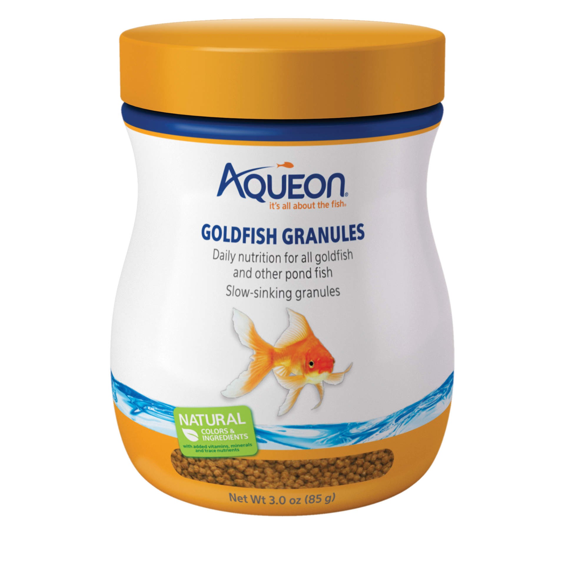 slide 1 of 7, Aqueon Goldfish Granules 3 Ounces, 1 ct