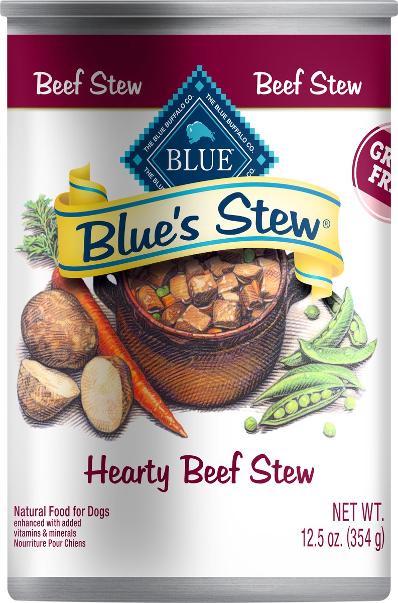 slide 5 of 7, BLUE BLUE's Stew Dog Food, 12.5 oz