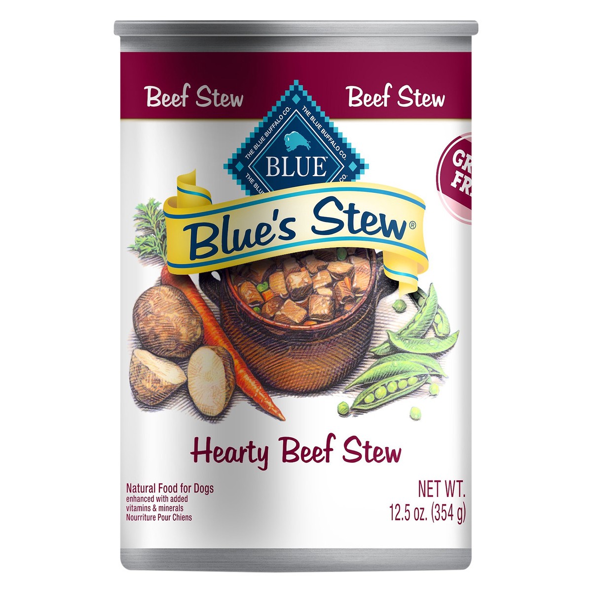 slide 4 of 7, BLUE BLUE's Stew Dog Food, 12.5 oz
