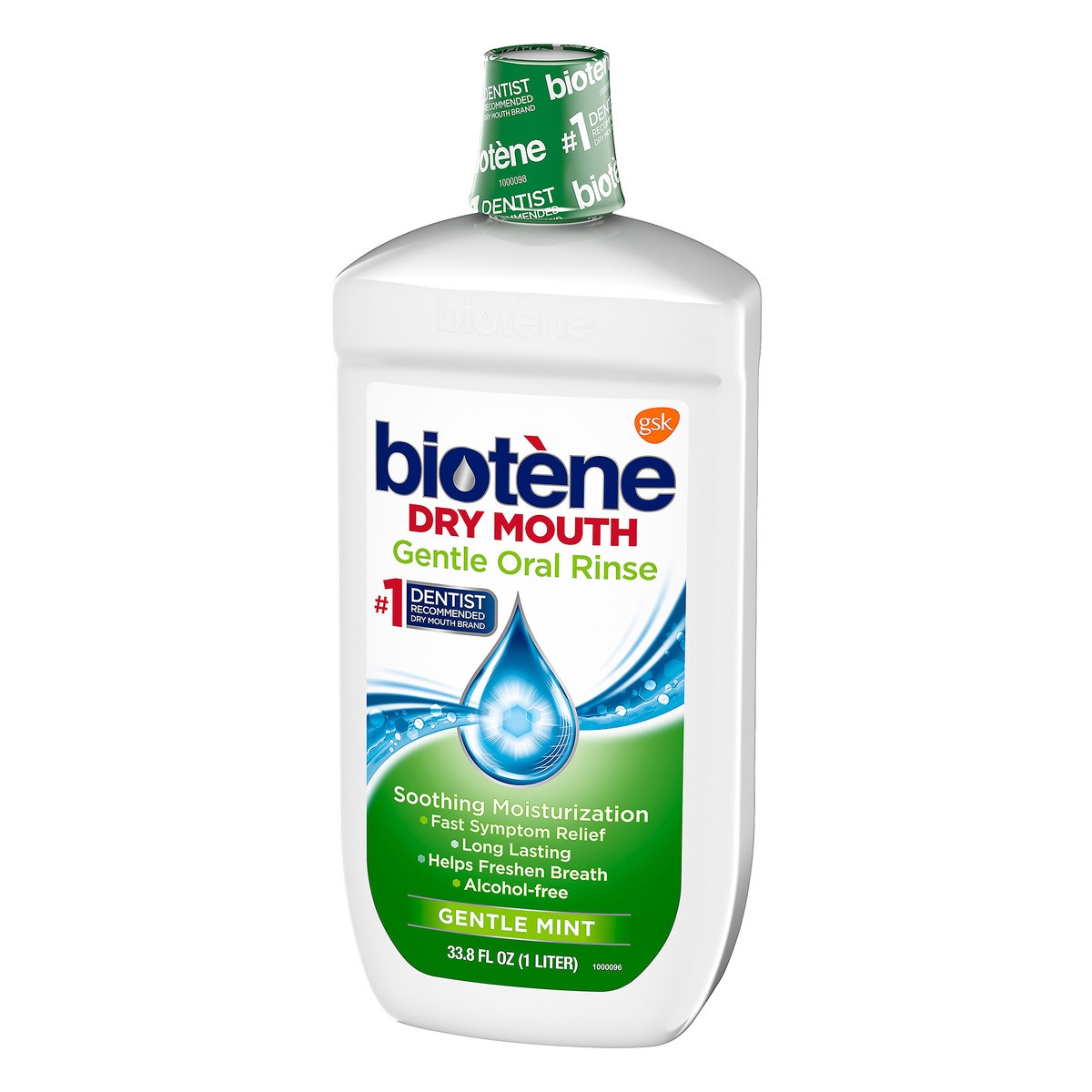 slide 5 of 11, Biotène Dry Mouth Gentle Mint Oral Rinse 33.8 oz, 33.8 oz