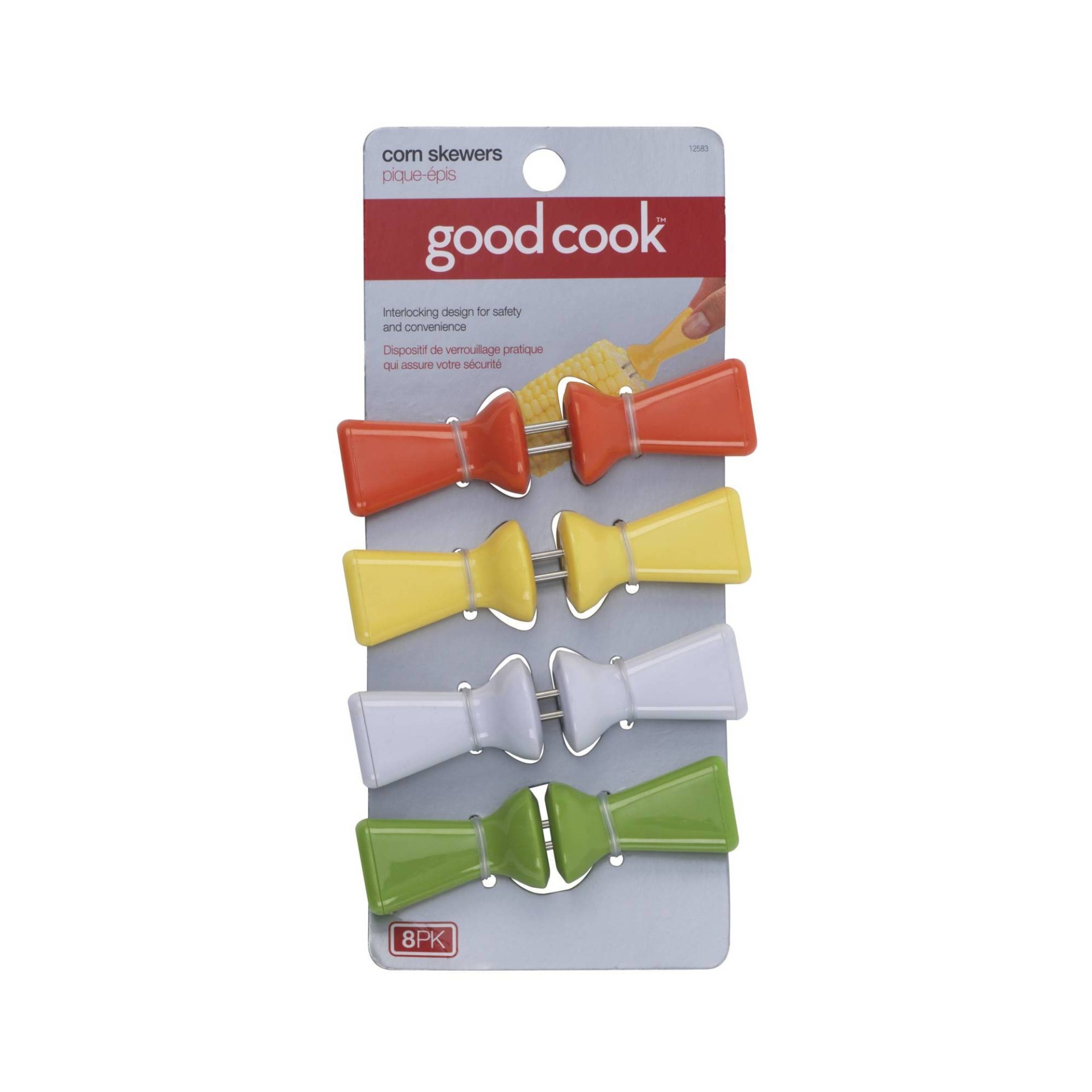 slide 1 of 1, Good Cook Premium Corn Skewers, 8 ct