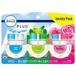 Febreze Plug Refill Mixed, 3 Pack
