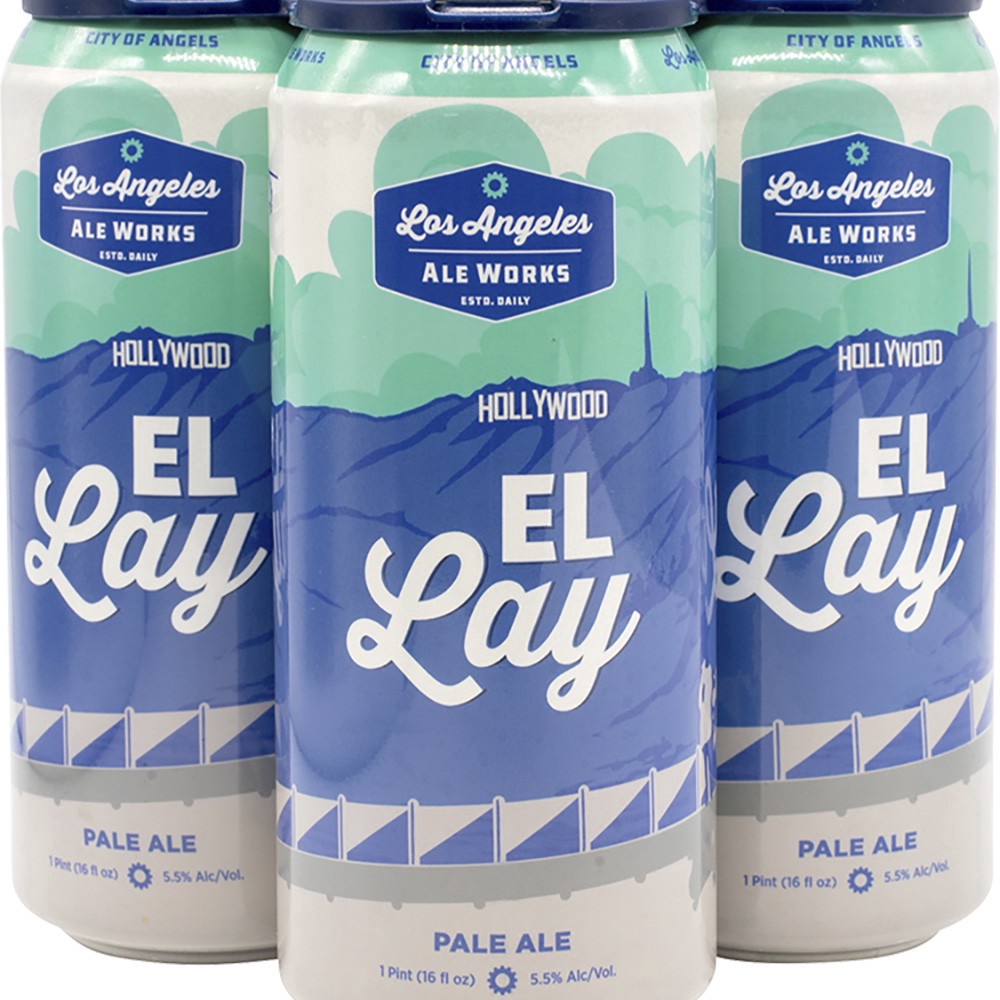 slide 1 of 1, La Ale Works El Lay Pale Ale, 4 ct; 16 oz