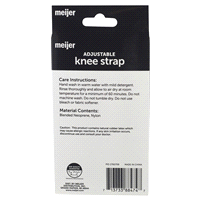 slide 3 of 5, Meijer Adjustable Knee Strap Brace,One Size, 1 ct