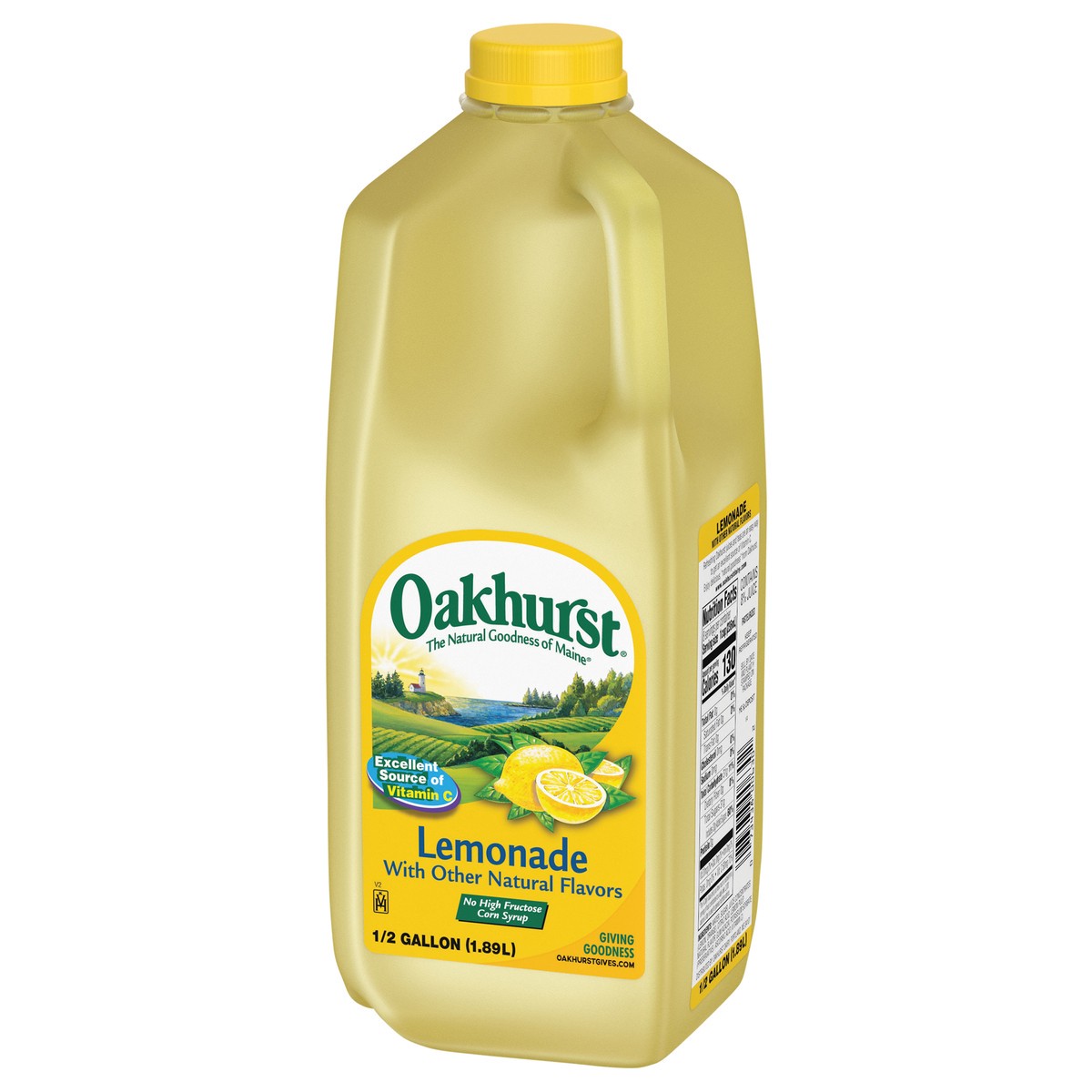 slide 2 of 4, Oakhurst Lemonade Half Gallon - 1/2 gal, 1/2 gal