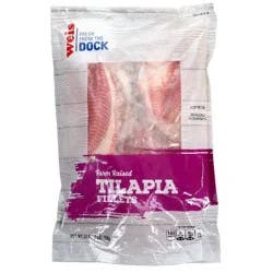Weis Fresh from the Dock Individually Quick Frozen Tilapia Fillets