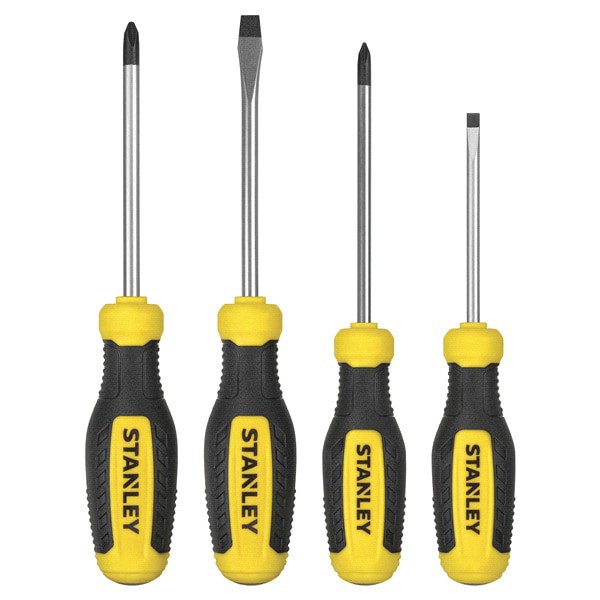 slide 3 of 5, Stanley Screwdriver Set, 4 ct