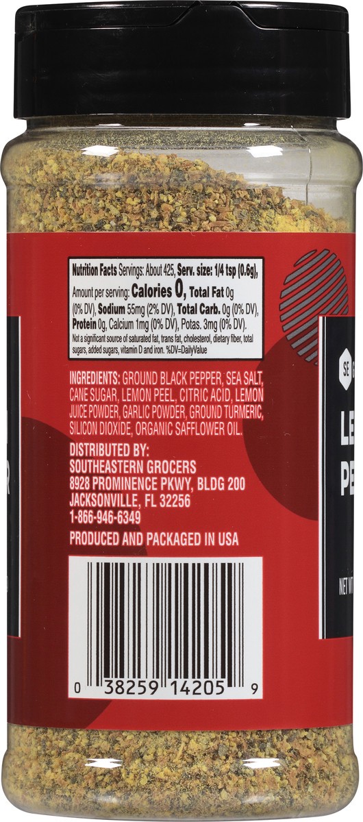 slide 8 of 11, SE Grocers Lemon Pepper 9oz, 9 oz