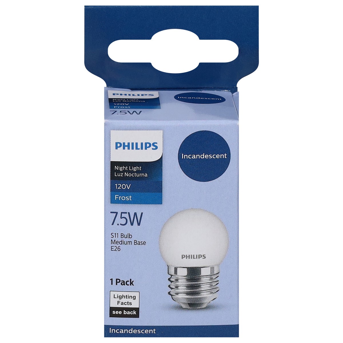 slide 11 of 13, Philips 7.5 Watts Frost Night Light Incandescent Light Bulb 1 ea, 1 ct