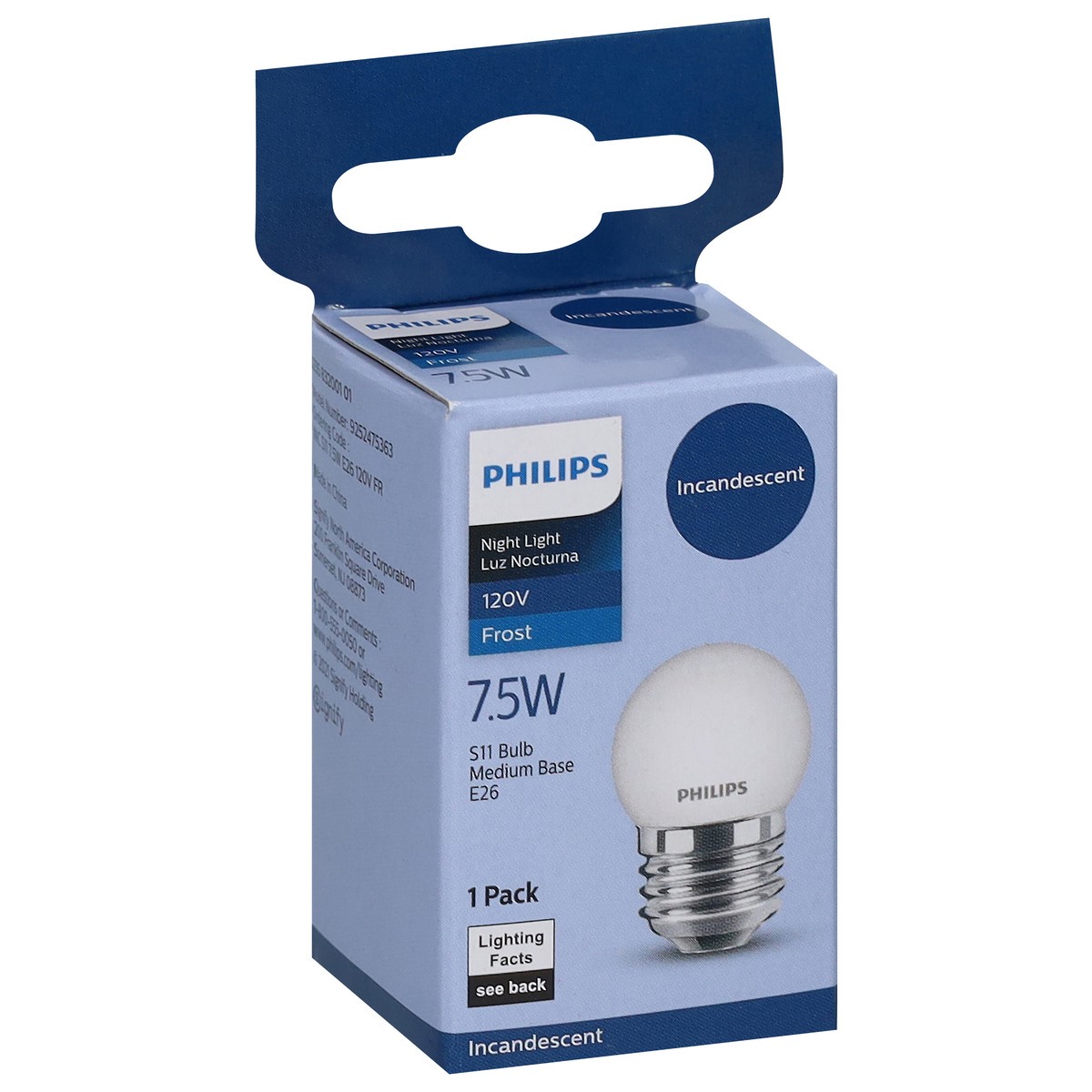 slide 6 of 13, Philips 7.5 Watts Frost Night Light Incandescent Light Bulb 1 ea, 1 ct