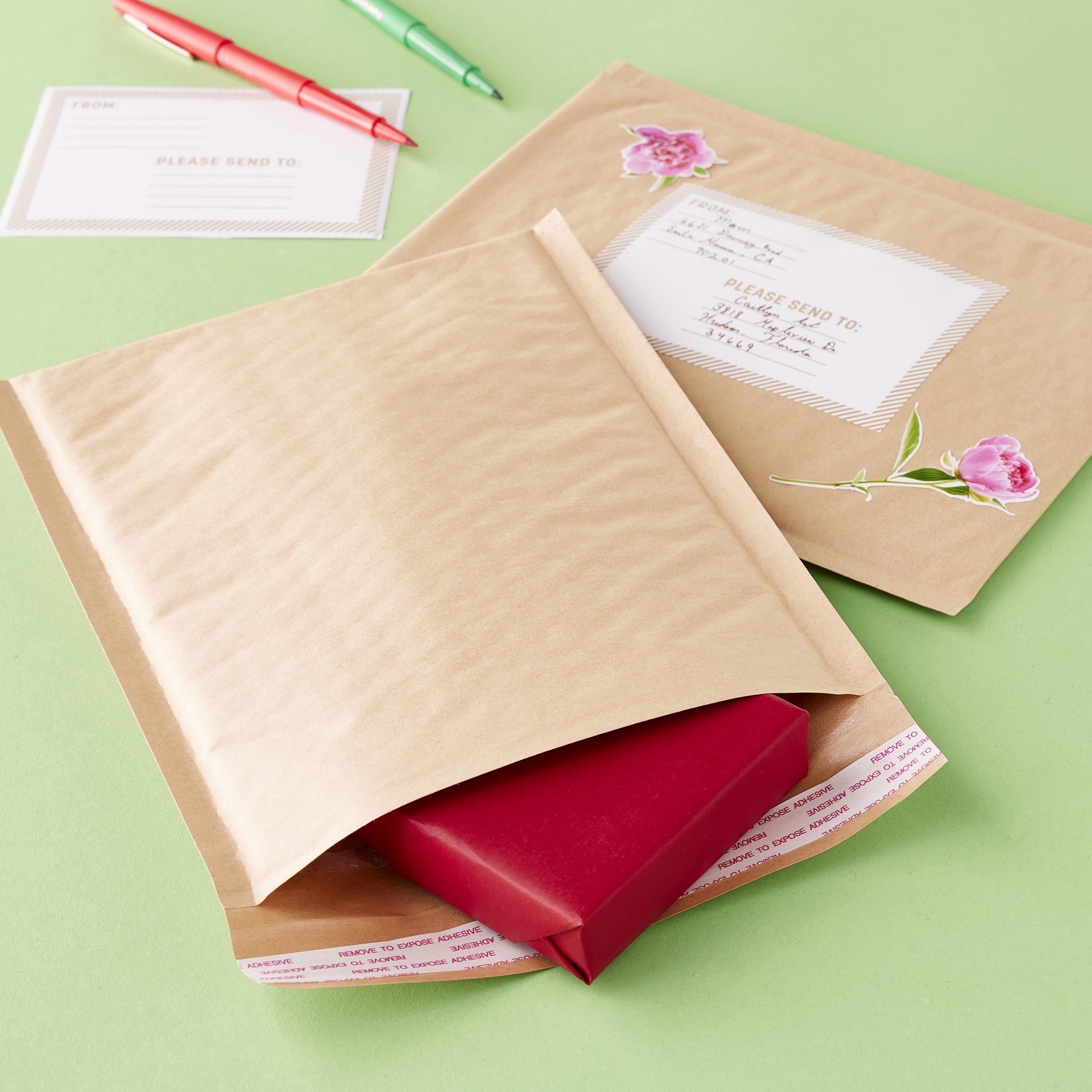 slide 3 of 3, 7.7" X 9.7" Bubble Mailers By Celebrate It, 5ct., 5 ct
