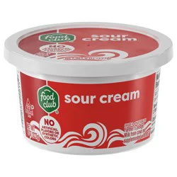 Food Club Sour Cream 8 oz