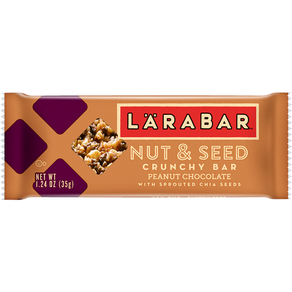 slide 1 of 1, LÄRABAR Nut & Seed Crunchy Peanut Chocolate Bar, 1.25 oz