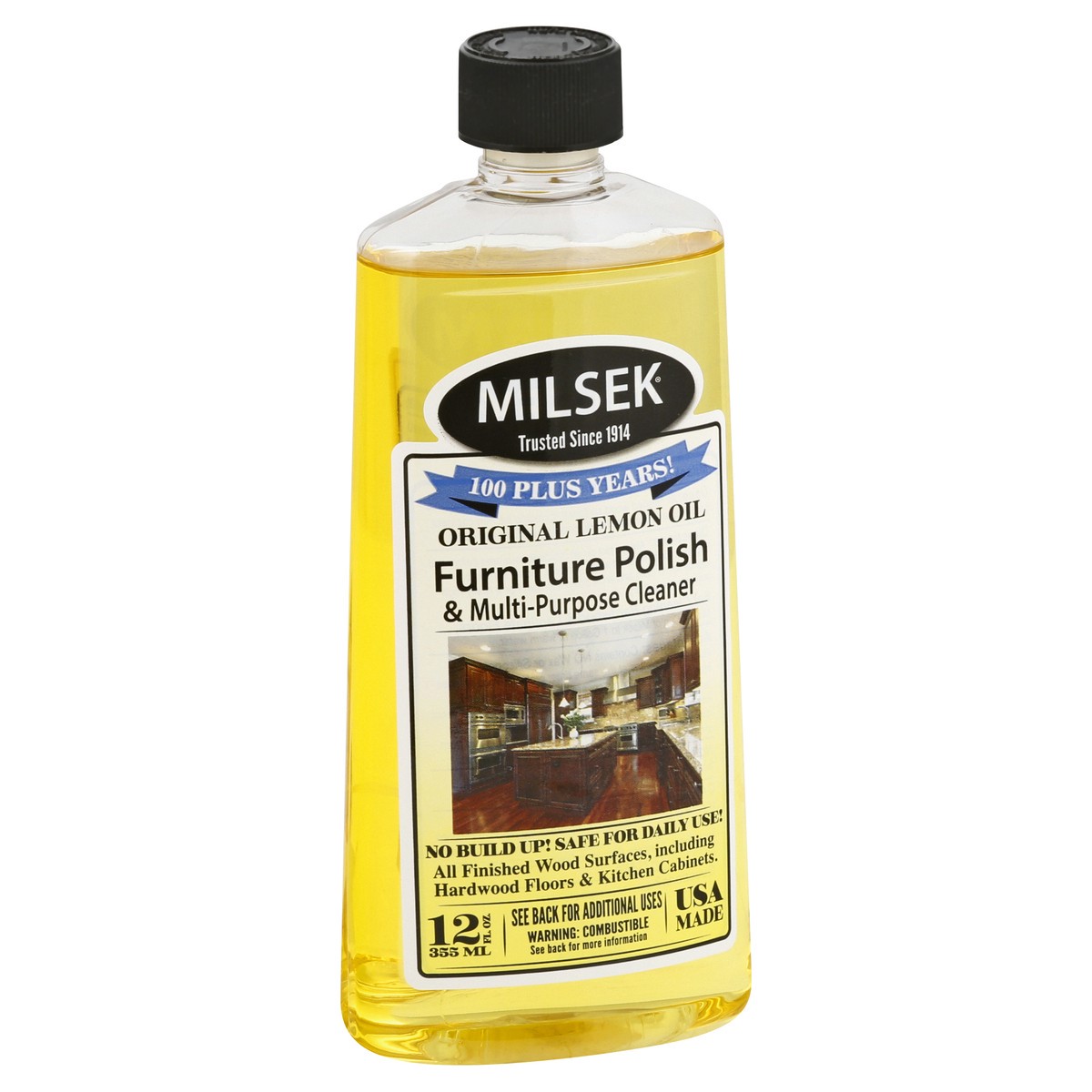 slide 9 of 9, Milsek Furniture Polish & Multi-Purpose Cleaner 12 oz, 12 oz