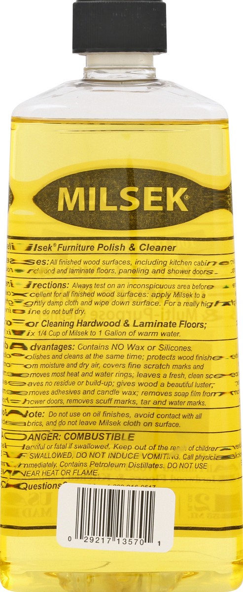 slide 2 of 9, Milsek Furniture Polish & Multi-Purpose Cleaner 12 oz, 12 oz
