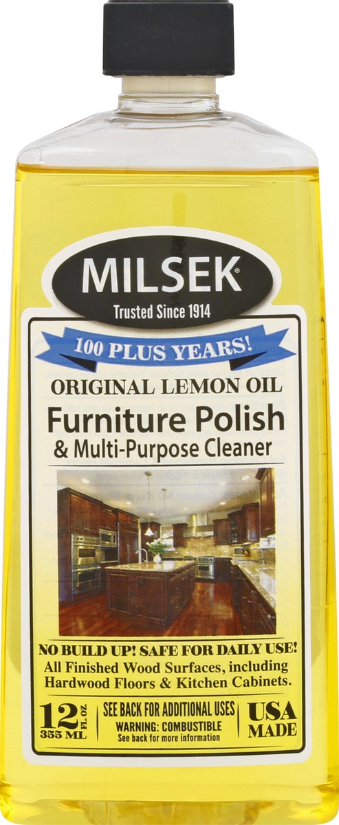 slide 1 of 9, Milsek Furniture Polish & Multi-Purpose Cleaner 12 oz, 12 oz