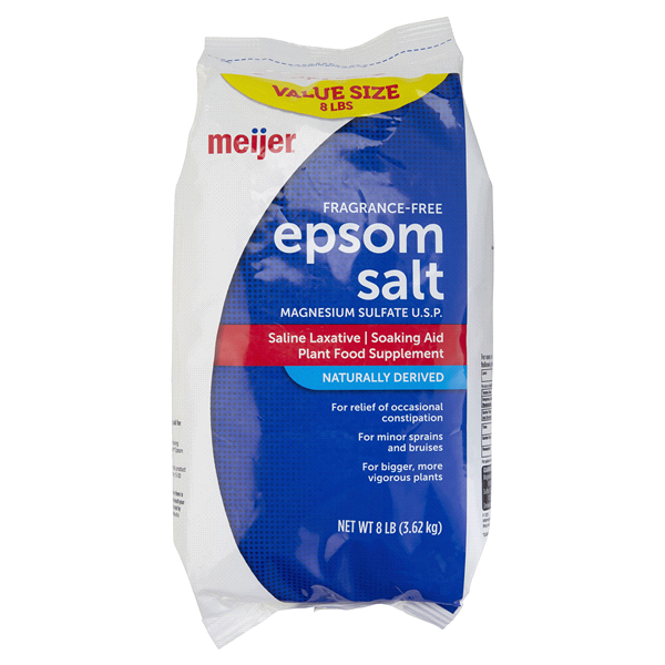 slide 1 of 2, Meijer Epsom Salt, 8 lb