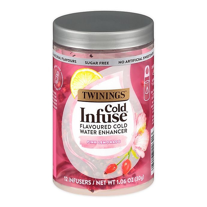 slide 1 of 4, Twinings Cold Infuse Pink Lemonade Tea, 12 ct