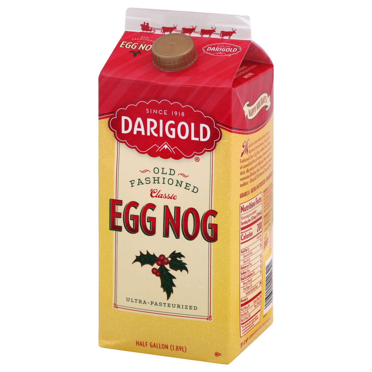 slide 11 of 13, Darigold Egg Nog 0.5 gl, 1/2 gal