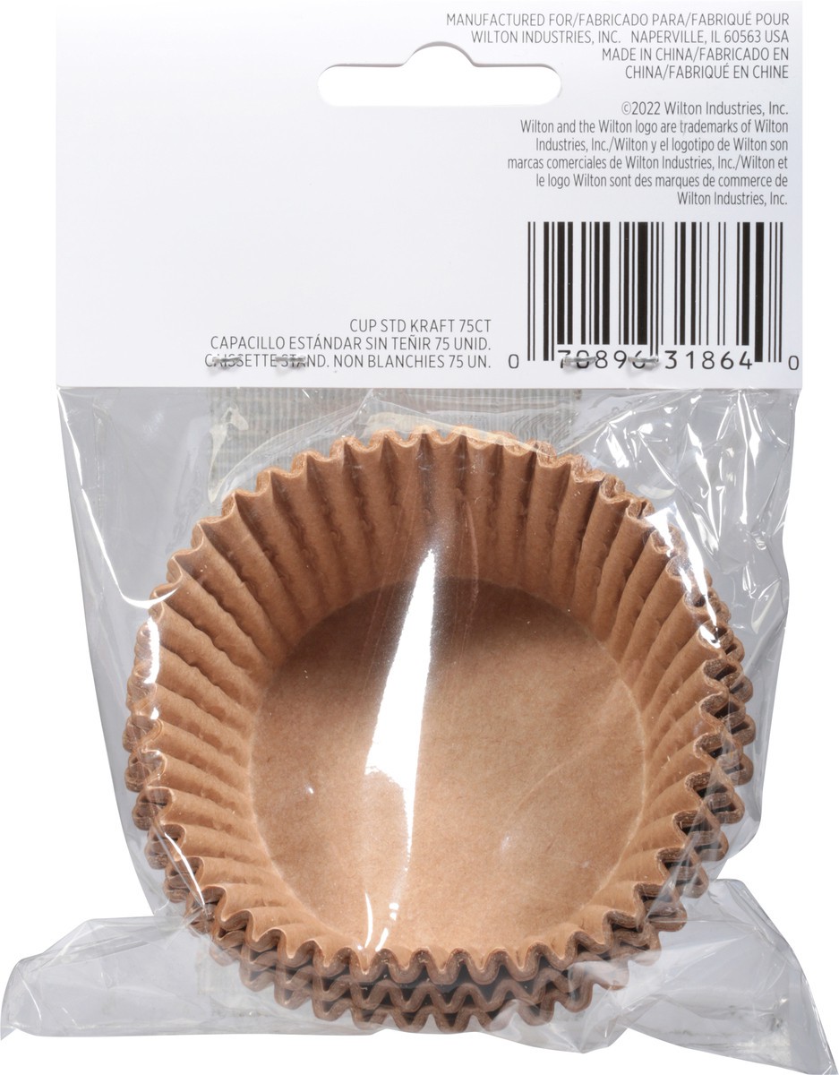 slide 8 of 12, Wilton Kraft Baking Cups 75 Each, 75 ct