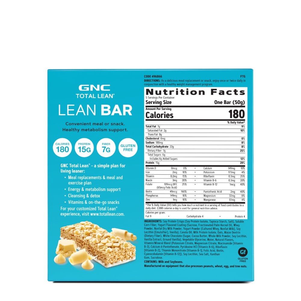 slide 2 of 2, GNC Lean Bar 5 ea, 5 ct