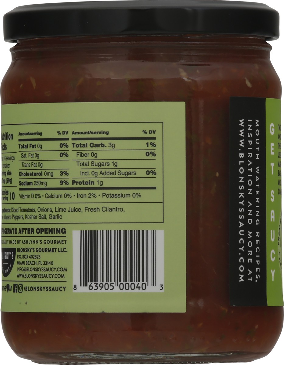 slide 9 of 9, Saucy Mild Gourmet Classic Salsa 15.5 oz, 15.5z