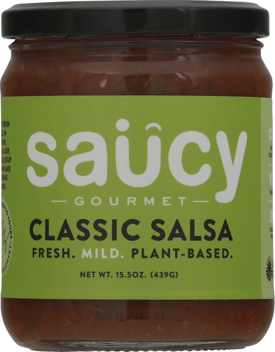 slide 8 of 9, Saucy Mild Gourmet Classic Salsa 15.5 oz, 15.5z