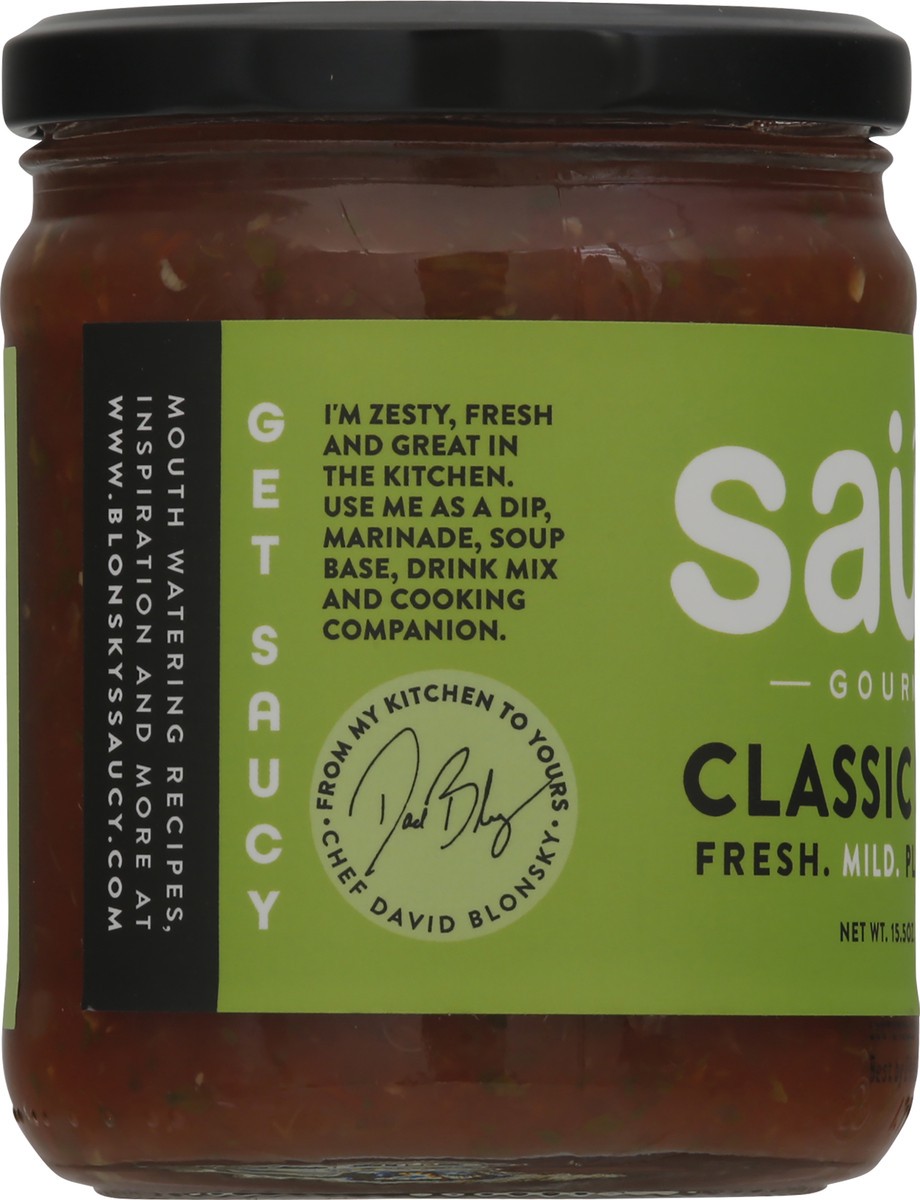 slide 5 of 9, Saucy Mild Gourmet Classic Salsa 15.5 oz, 15.5z