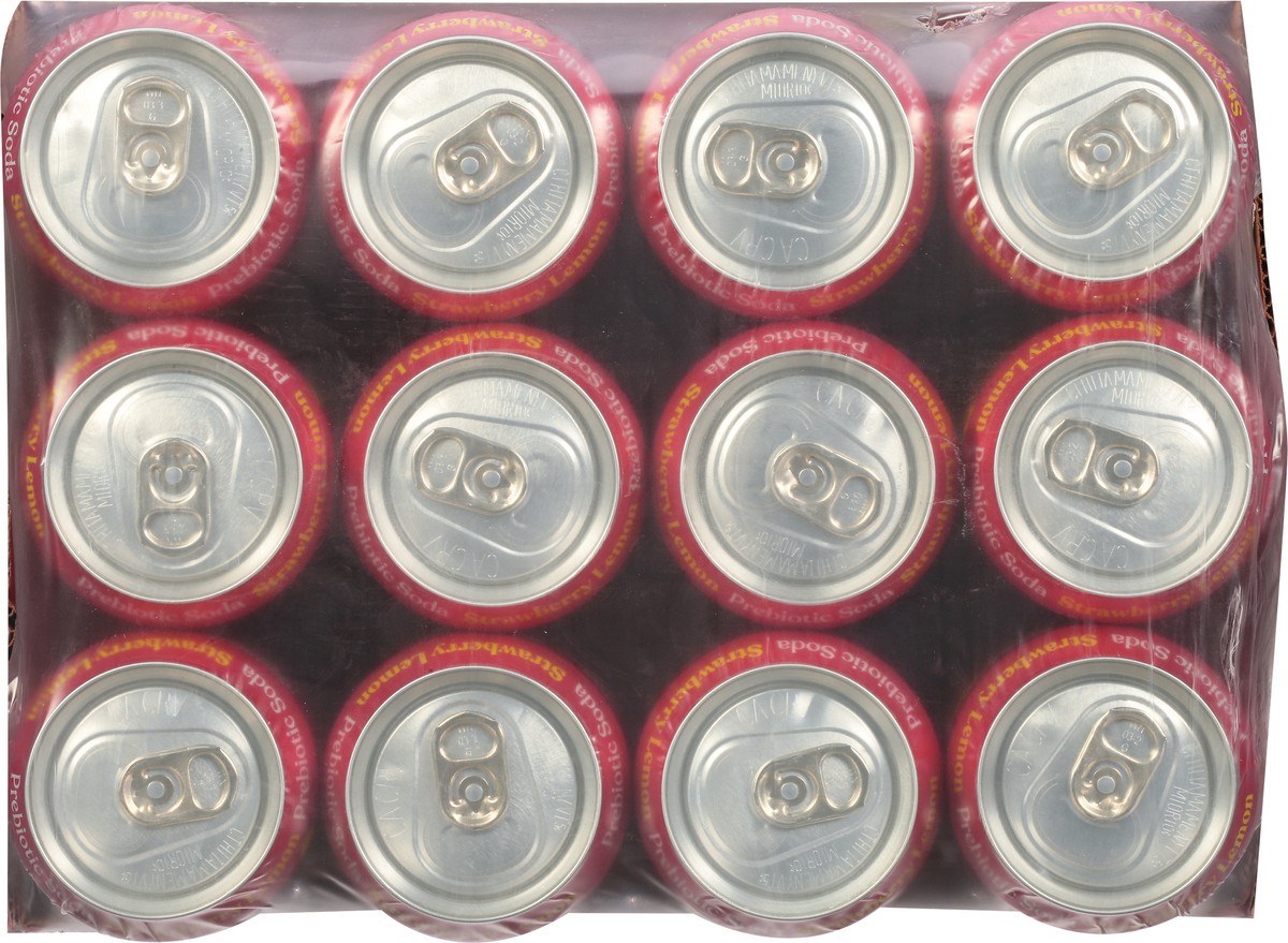 slide 6 of 9, Poppi Strawberry Lemon Prebiotic Soda - 12 ct, 12 ct