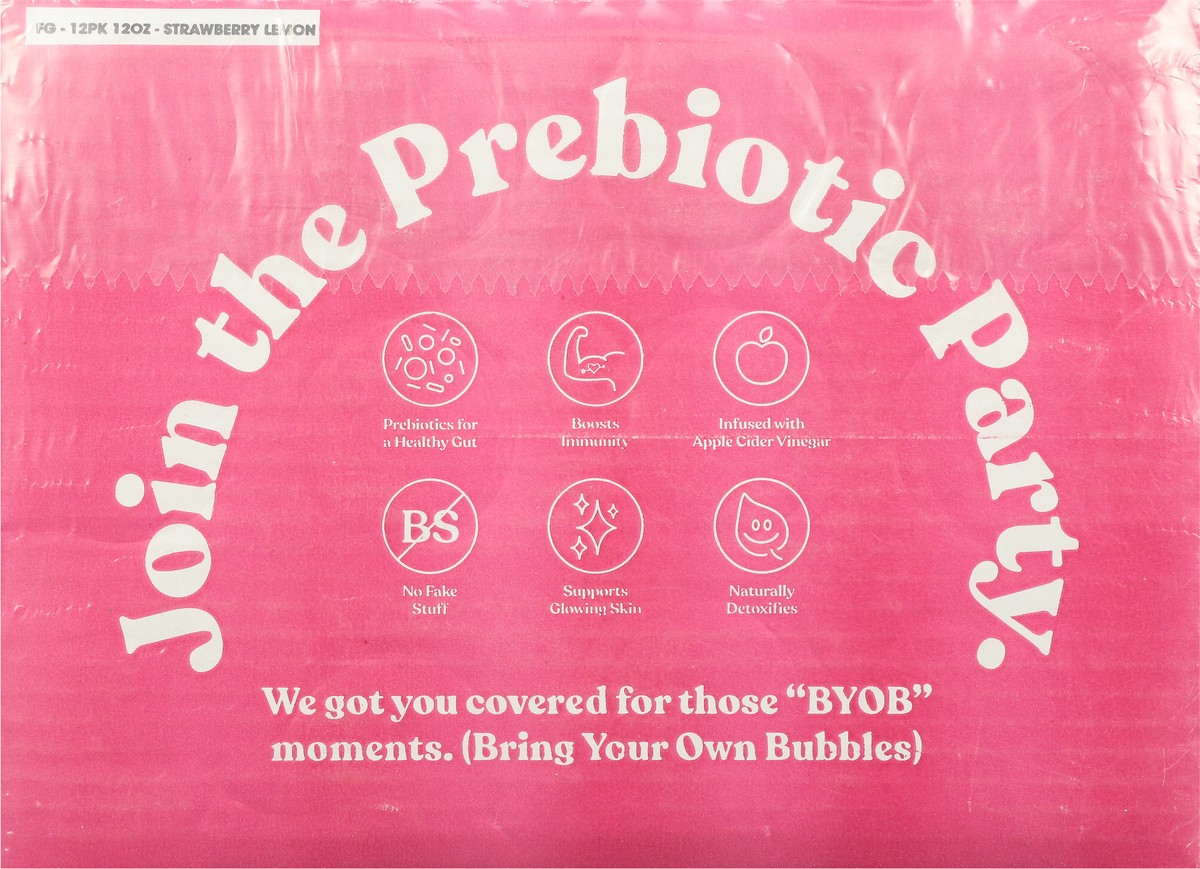 slide 9 of 9, Poppi Strawberry Lemon Prebiotic Soda - 12 ct, 12 ct