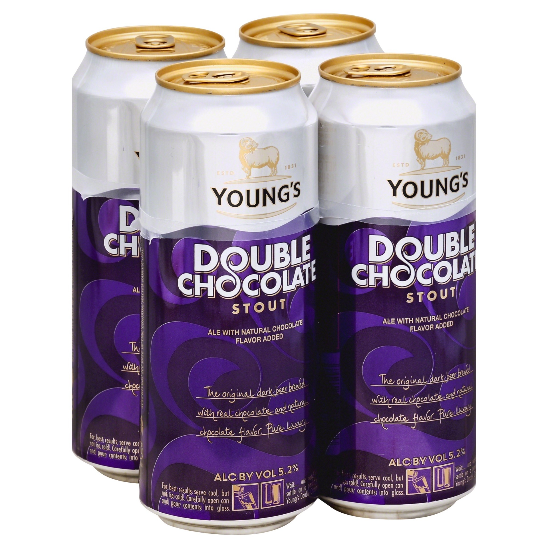 slide 1 of 1, Young's Double Chocolate Stout, 4 ct; 12 oz