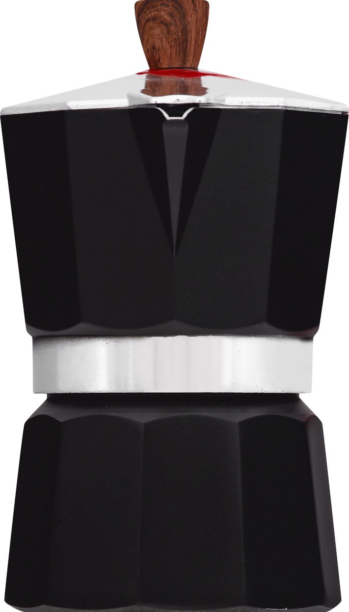 slide 2 of 11, Happi Kloc Black Aluminum 3 Cup Espresso Maker 1 ea, 1 ct