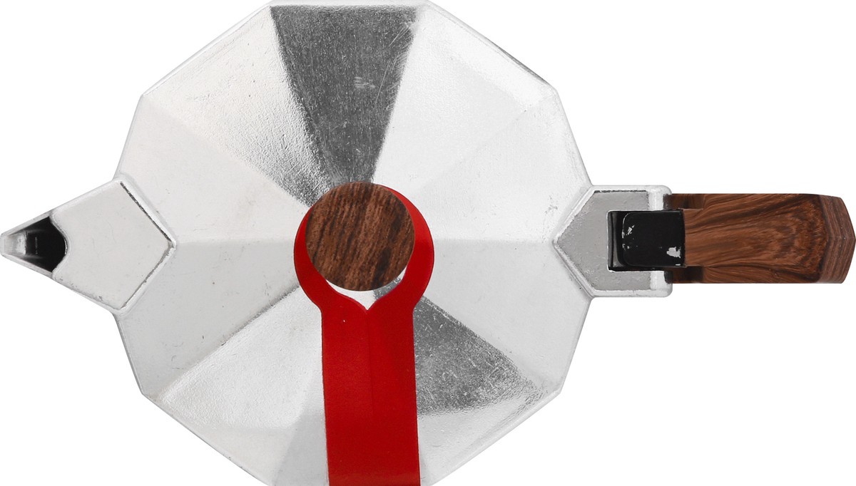 slide 5 of 11, Happi Kloc Black Aluminum 3 Cup Espresso Maker 1 ea, 1 ct