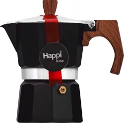 Happi Kloc Black Aluminum 3 Cup Espresso Maker 1 ea