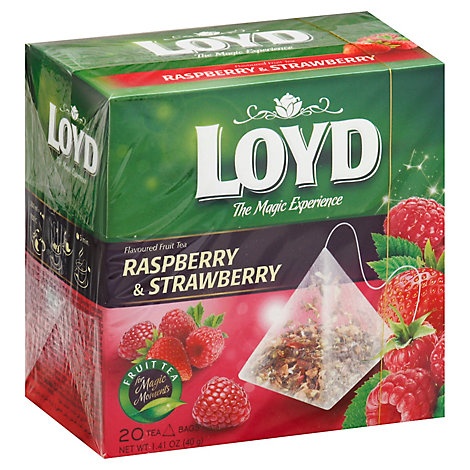 slide 1 of 1, Loyd The Magic Experience Raspberry And Strawberry Fruit Te - 1.41 oz, 1.41 oz