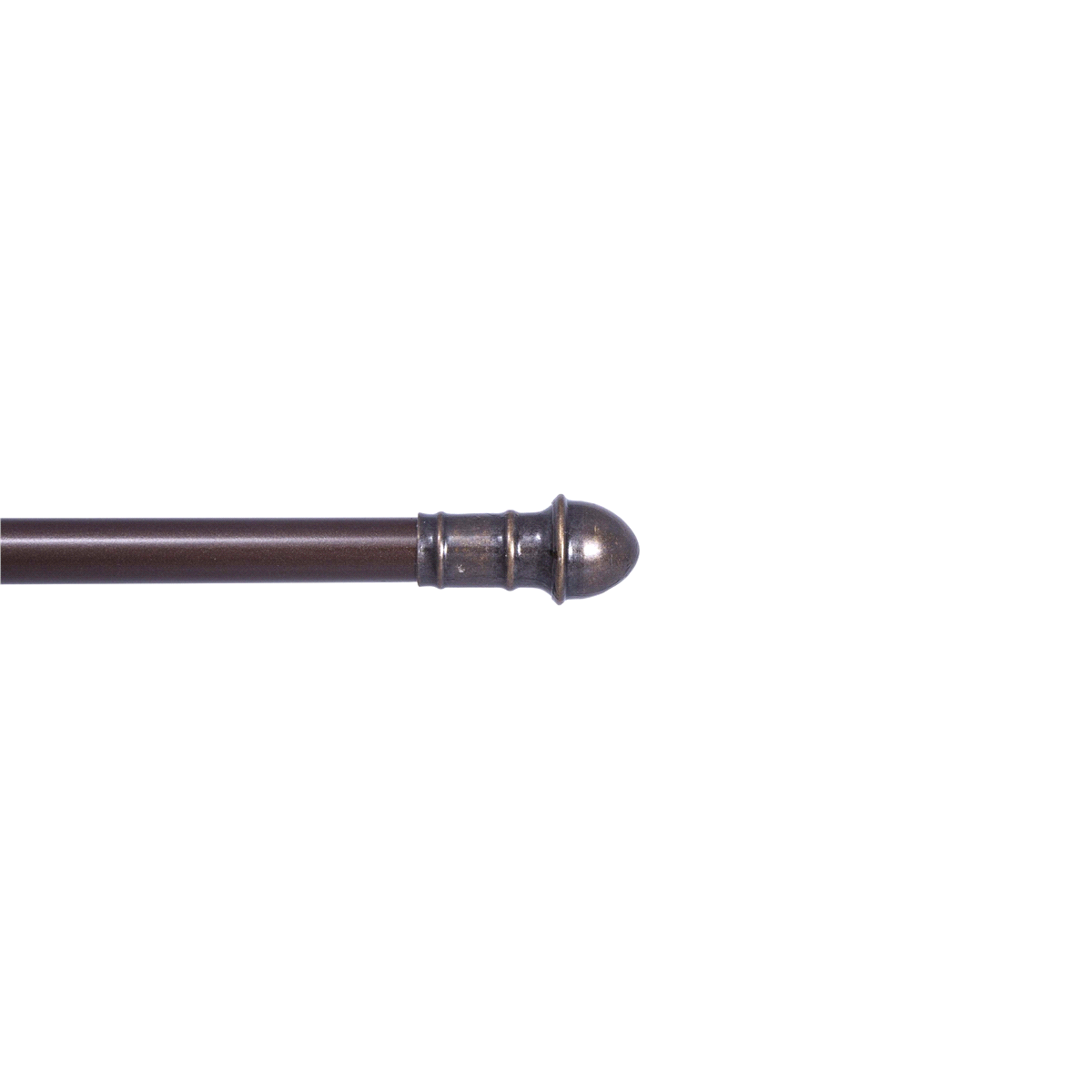 slide 1 of 21, Kenney Dresden 7/16" Adjustable Decorative Café Curtain Rod, 28-48", Oil Rubbed Bronze, 28 ct