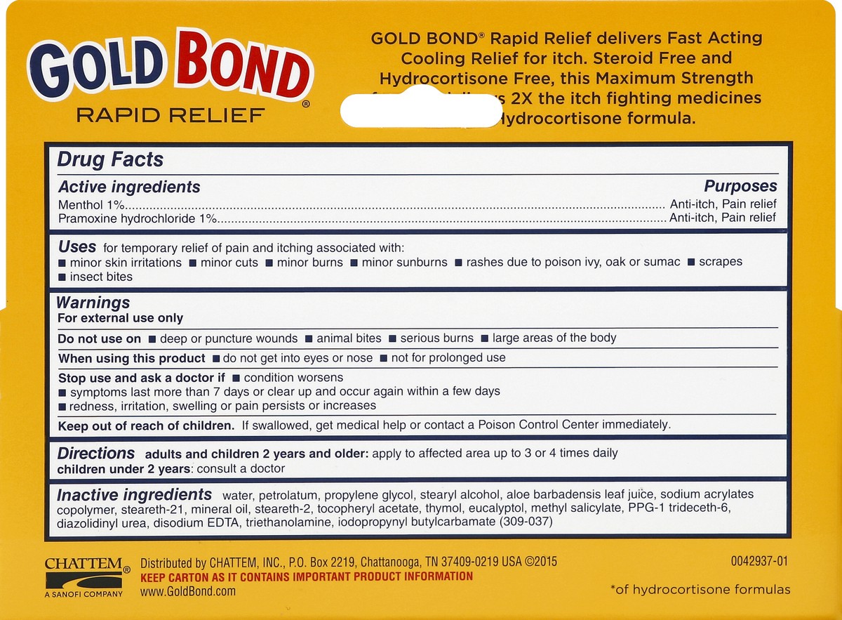 slide 6 of 6, Gold Bond Maximum Relief Anti-Itch Cream, 2 oz