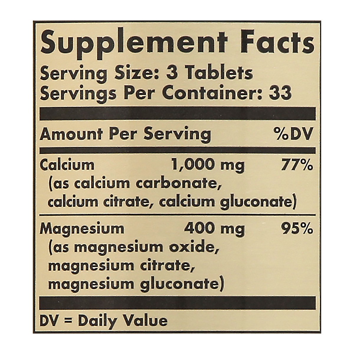 slide 5 of 11, Solgar Calcium Magnesium 100 ea, 100 ct