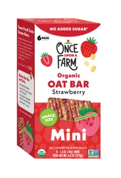 Once Upon a Farm Strawberry Mini Oat Bar Multipack