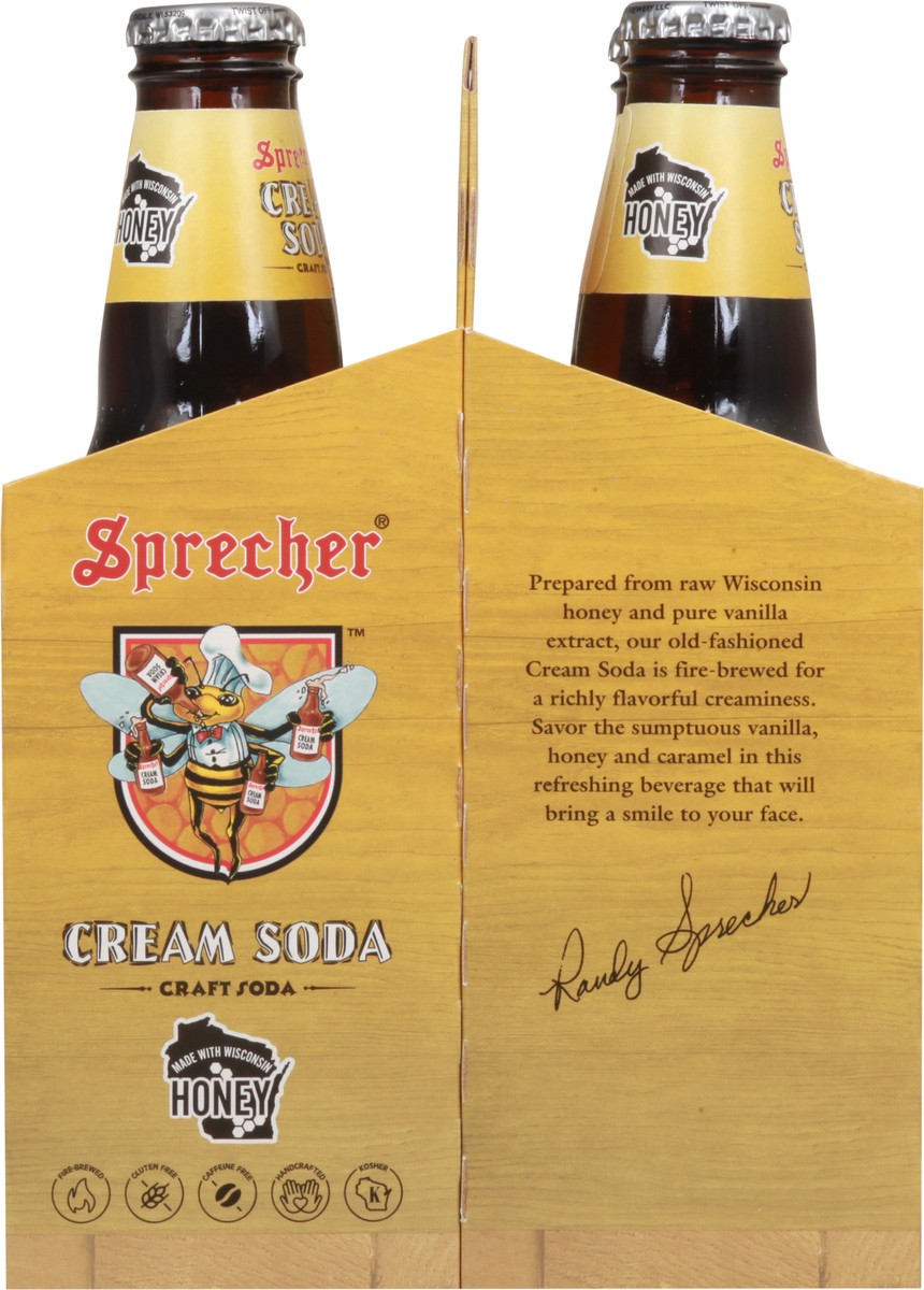 slide 7 of 9, Sprecher Cream Soda Bottles, 4 ct; 16 oz