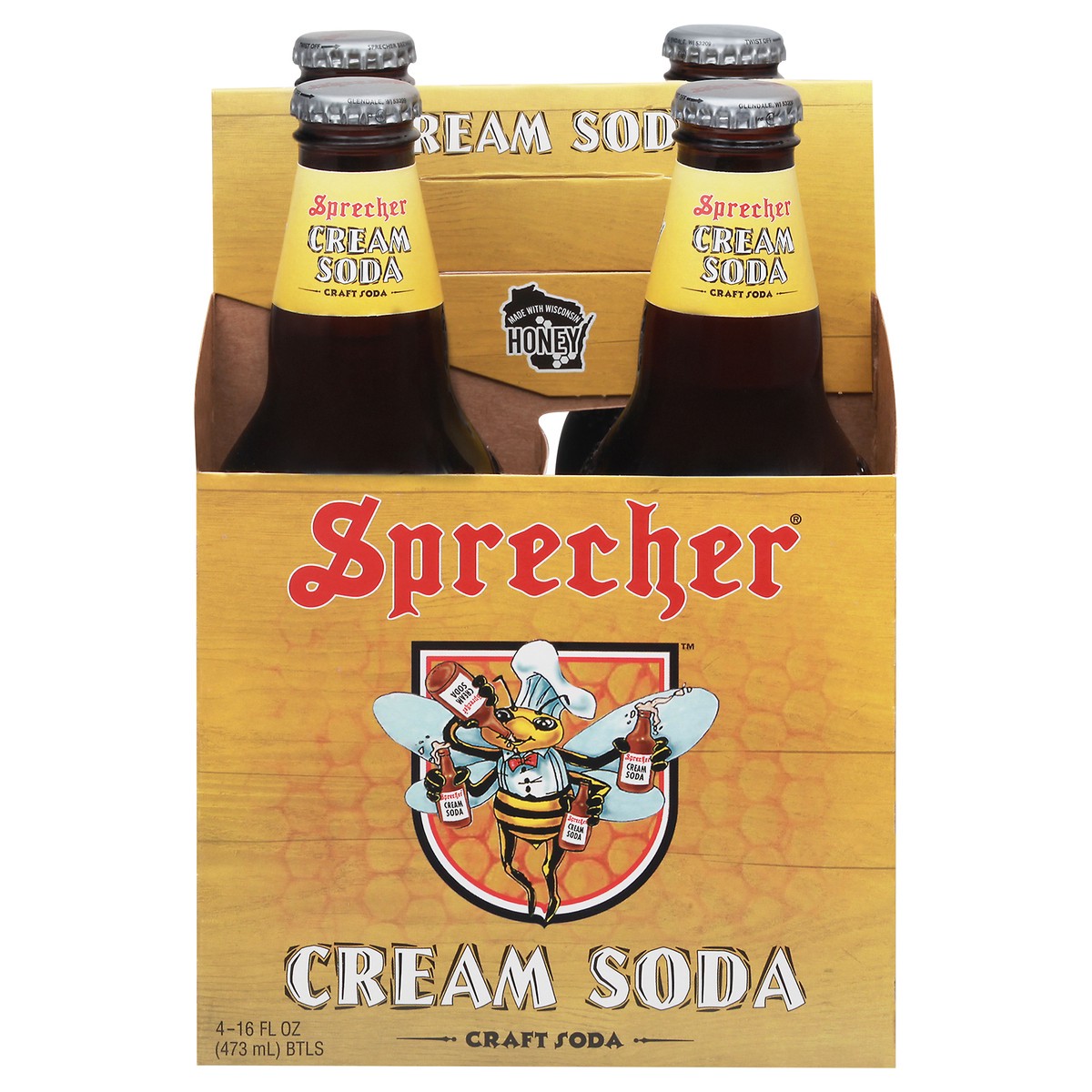 slide 1 of 9, Sprecher Cream Soda Bottles, 4 ct; 16 oz